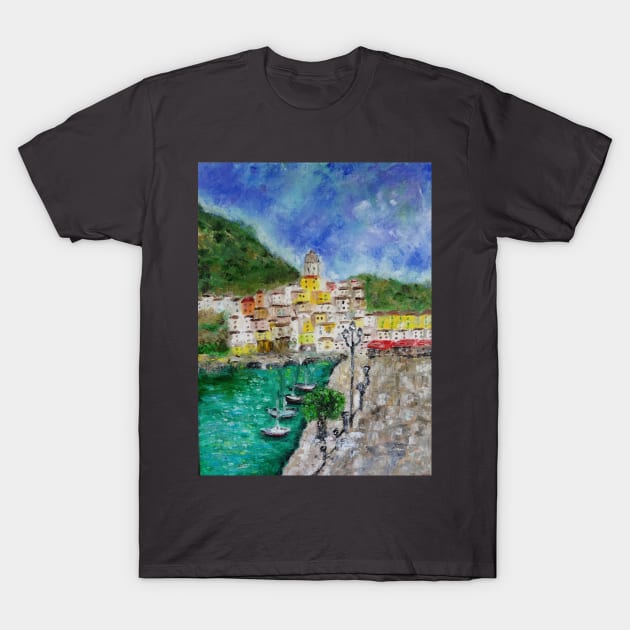 Amalfi Coast Italy T-Shirt by IGDecorArt